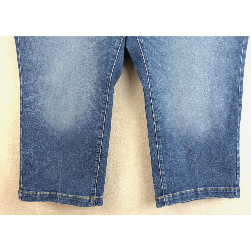 Lane Bryant sz 20 Jeans Mid Rise Straight Crop signature fit flex magic 1734 - Picture 3 of 8